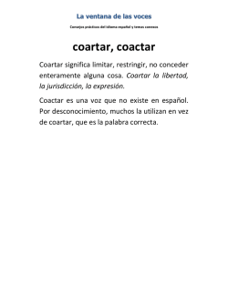 coartar, coactar