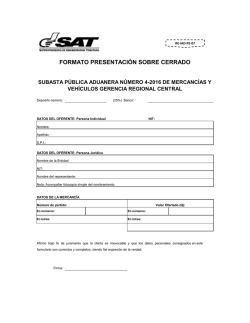 Formato sobre cerrado