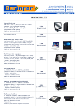 TPV PRECIOS GENERAL nuevo