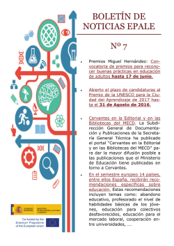 BOLET&Iacute;N DE NOTICIAS EPALE