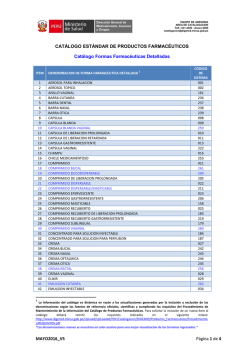 Forma Farmac&eacute;utica Detallada