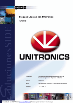 Bloques de Funciones L&oacute;gicas