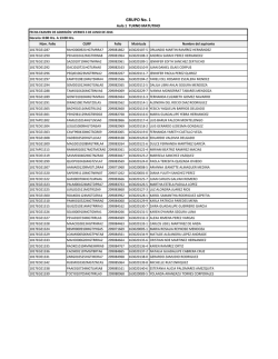 listas para examen matutino