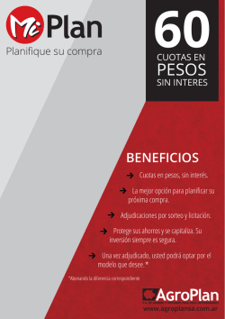 Mi Plan - AgroPlan