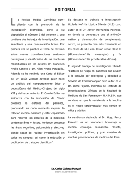 EDITORIAL - revista medica carrionica