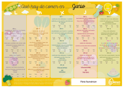 Men&uacute; GUARDER&Iacute;AS Junio - Colectividades Colesa