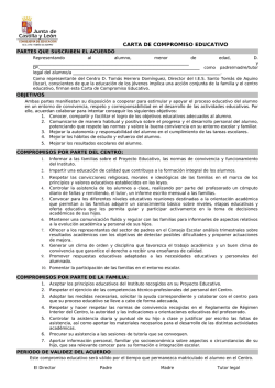carta de compromiso educativo