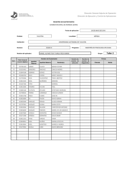 Taller 2 - Universidad Aut&oacute;noma de Yucat&aacute;n
