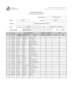 Direcci&oacute;n General Adjunta de Operaci&oacute;n Direcci&oacute;n de Ejecuci&oacute;n y