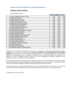 gestor parrillas - Canal Extremadura
