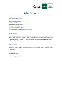 Ficha T&eacute;cnica: Ant&oacute;n Garc&iacute;a Abril.