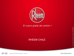 Rheem Chile|En construcci&oacute;n