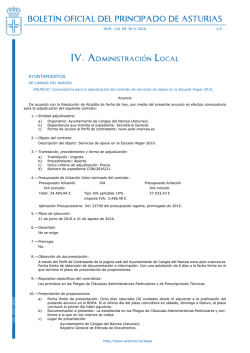 Bolet&iacute;n Oficial del Principado de Asturias