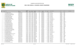 nivel especial categor&iacute;a: docente transferido