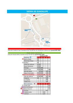 Plano zonal - Metro de Madrid