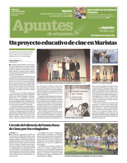 Apuntes de Educaci&oacute;n - La Opini&oacute;n de M&aacute;laga