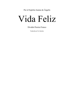 Por el Esp&iacute;ritu Joanna de &Acirc;ngelis Divaldo Pereira