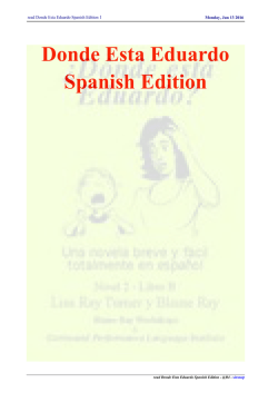 read Donde Esta Eduardo Spanish Edition