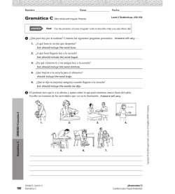Nombre Clase Fecha Gram&aacute; tic a C U N IDA D 4 Le cci&oacute;n 2