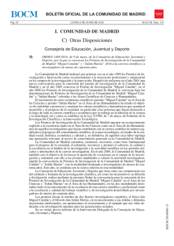 C) Otras Disposiciones