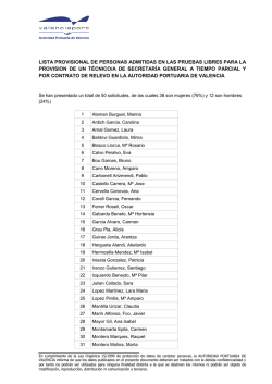2 Lista Admitidos Prov - Tecnico Secretaria
