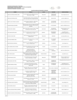 relaci&oacute;n de m&eacute;dicos dictaminadores.