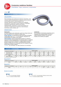 MF Conductos met&aacute;licos flexibles