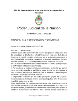 Medidas precautorias