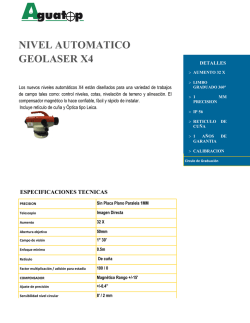 NIVEL AUTOMATICO GEOLASER X4