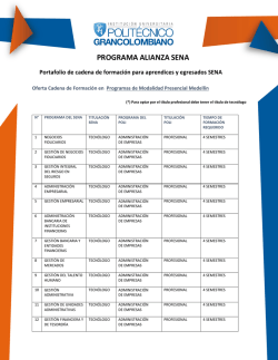 programa alianza sena - Polit&eacute;cnico Grancolombiano