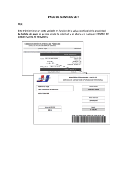 Medios de Pago Tramites SCIT