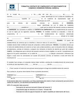 formato contrato de compraventa de establecimiento de comercio
