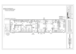 Plano arquitect&oacute;nico del Banco de Sangre y &aacute;reas de