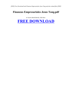 finanzas empresariales jesus tong