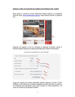 1 MANUAL PARA ACTIVACION DE CORRE ELECTRONICO DEL