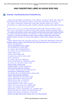 Ang Paboritong Libro Ni Hudas Bob Ong