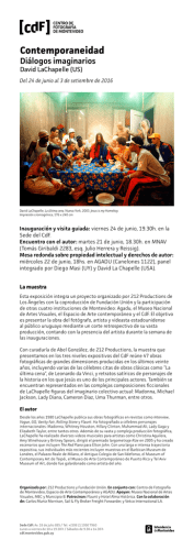 Contemporaneidad - Centro de Fotograf&iacute;a de Montevideo