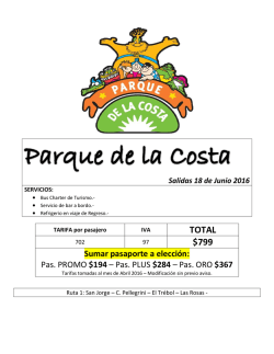 total $799 - TuViaje / Empresa de Viajes y Turismo