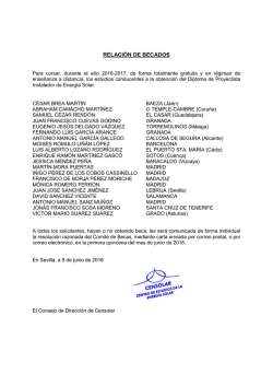 relaci&oacute;n de becados