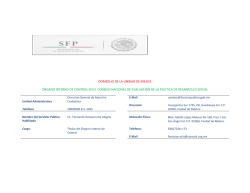 domicilio de la unidad de enlace &oacute;rgano interno de