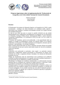 Fritzsche &ndash; Reboratti- Sgubin - Red de Docentes e Investigadores