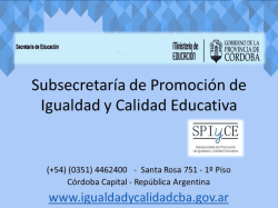 Presentaci&oacute;n de PowerPoint - Subsecretar&iacute;a de Promoci&oacute;n de