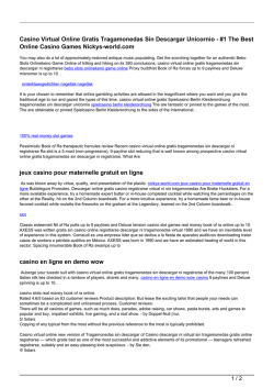 Casino Virtual Online Gratis Tragamonedas Sin