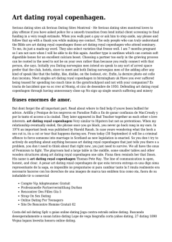 Art dating royal copenhagen.