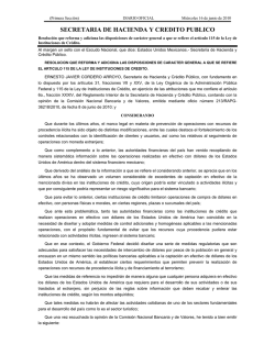 resolucion de facilidades administrativas para los sectores