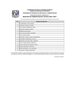 (tecnolog&iacute;a) "mat" - FCA-Divisi&oacute;n de Estudios de Posgrado
