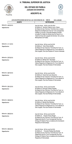 Visual FoxPro - Tribunal Superior de Justicia del Estado de Puebla