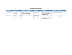 NOTAR&Iacute;AS DE GAL&Aacute;PAGOS