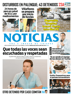 NOTICIAS Voz e Imagen de Chiapas