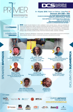 descargar aqu&iacute; el Programa del Evento - ACI